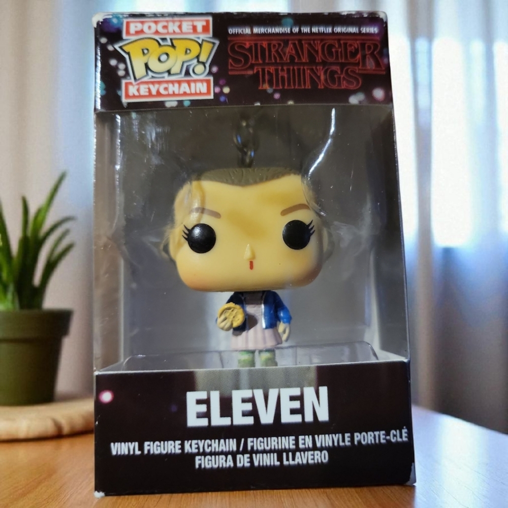 2017 Funko POP! Pocket Keychain Purse Charm Stranger Things Eleven Waffle